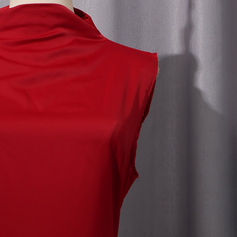 Cape Overlay Dress with Detachable Shawl(MS308)