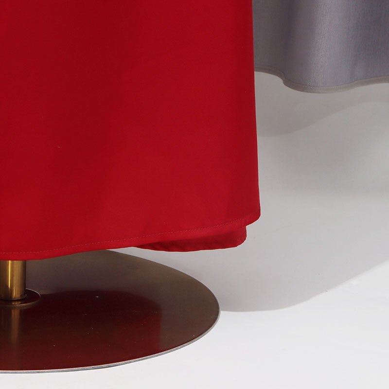 Cape Overlay Dress with Detachable Shawl(MS308)