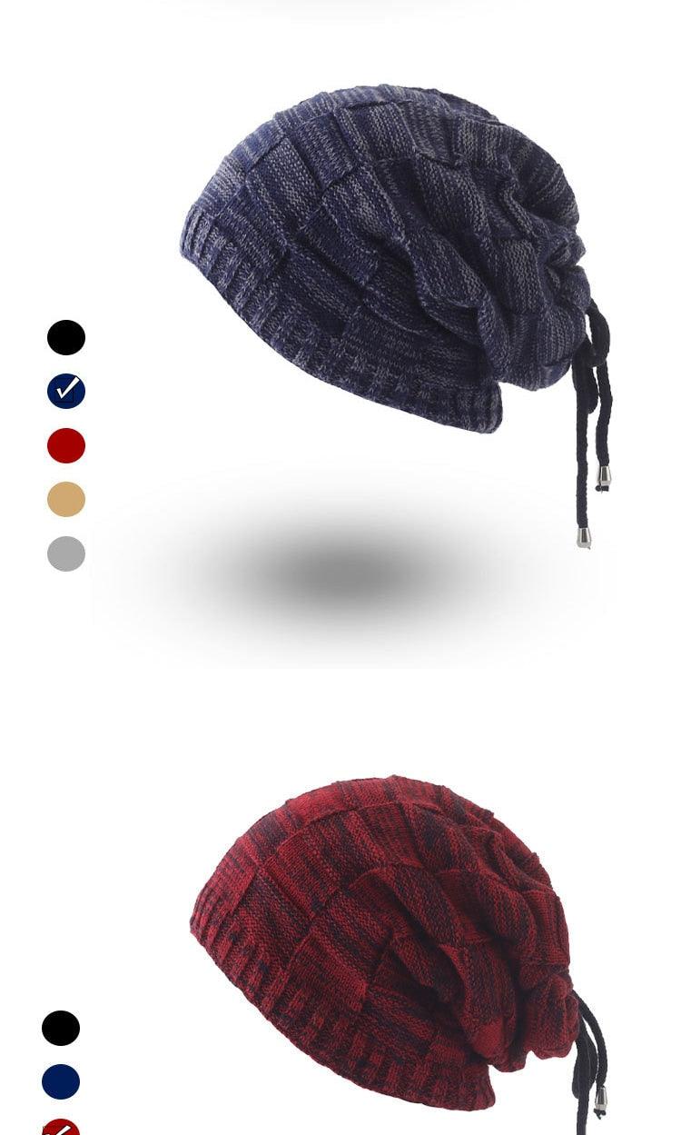 Caps Warmer Bonnet Casual Cap Winter Beanie Hats Hat winter hat Bobble Hat Winter Balaclava Women Bandana Baotou Cap Scarf Warm Thick Beanie Skellies Women Girls Cable Knit Soft Cute Beanie with Ears Detachable Pompom Fur Hat Girls