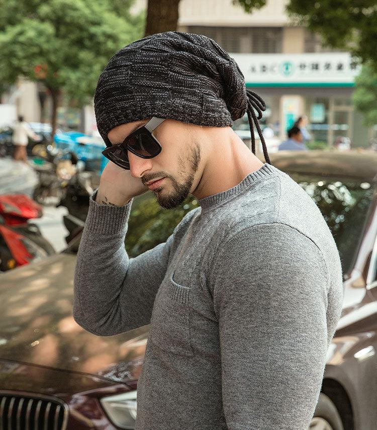 Caps Warmer Bonnet Casual Cap Winter Beanie Hats Hat winter hat Bobble Hat Winter Balaclava Women Bandana Baotou Cap Scarf Warm Thick Beanie Skellies Women Girls Cable Knit Soft Cute Beanie with Ears Detachable Pompom Fur Hat Girls