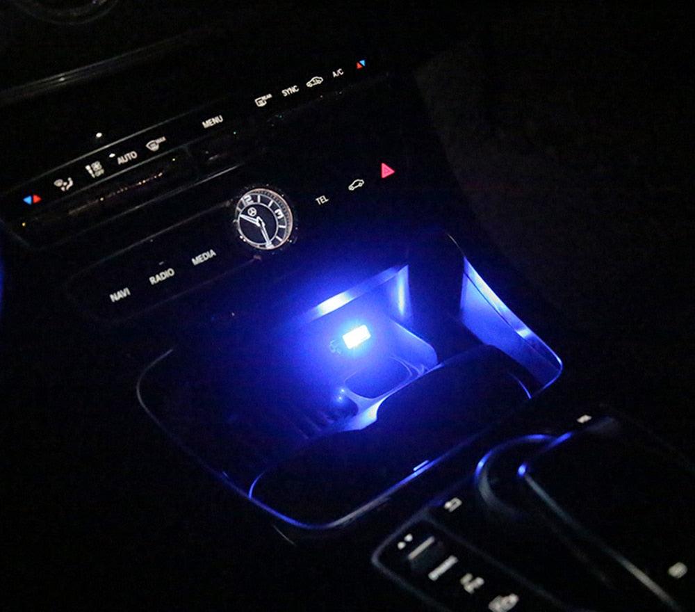Car Interior LED Foot Sole Interior Car Lights Decoration Light Strip Car Interior Atmosphere Light Under Lighting Dashboard Waterproof Decoration Lighting Kit Bluetooth Smart LED Light Strips for Cars