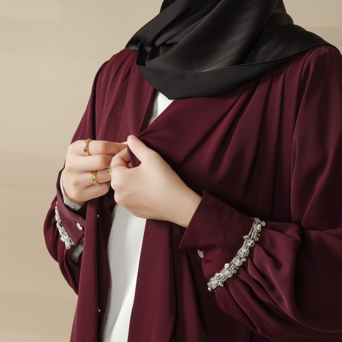 Cardigan Abaya, Western Style Abaya (MOA061)
