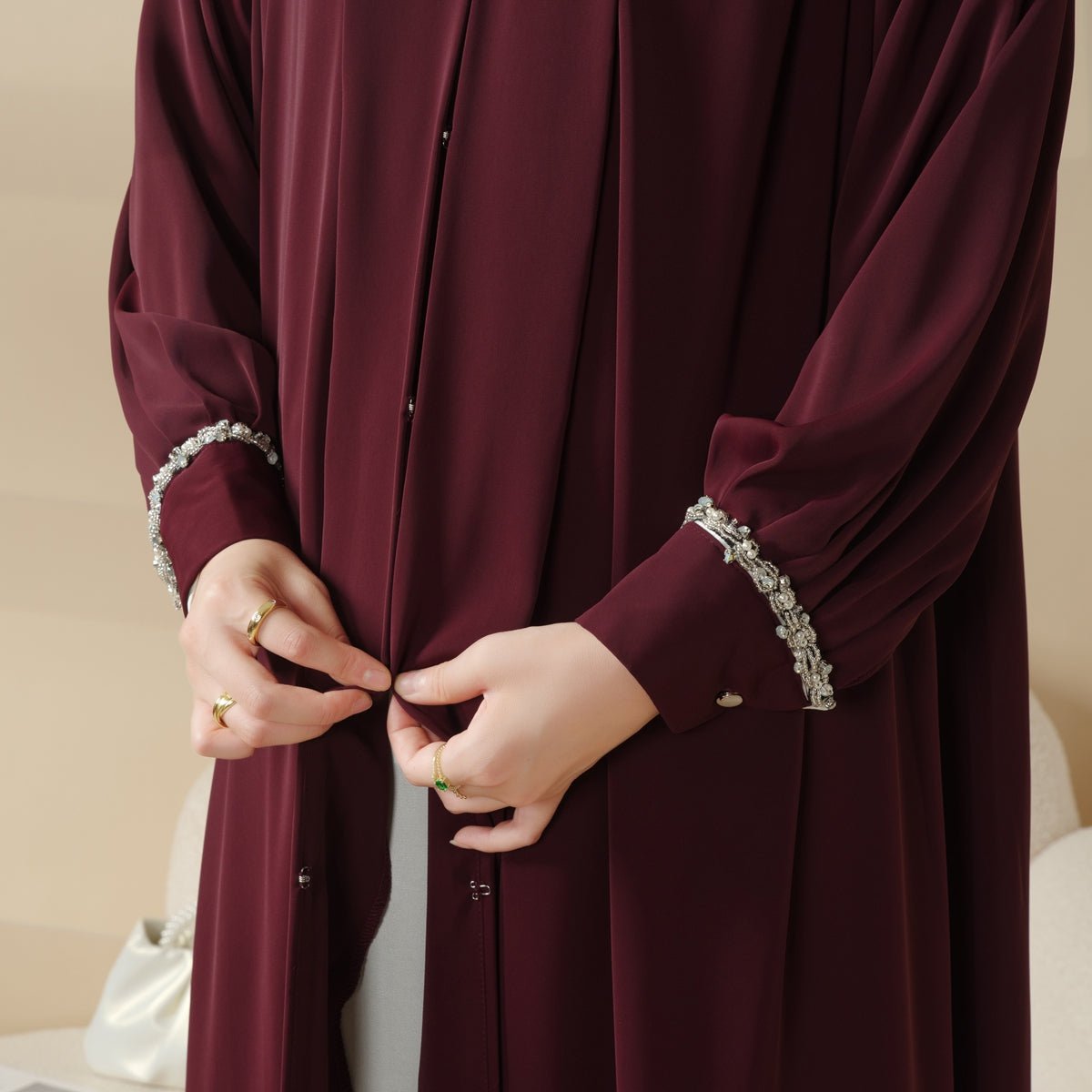 Cardigan Abaya, Western Style Abaya (MOA061)