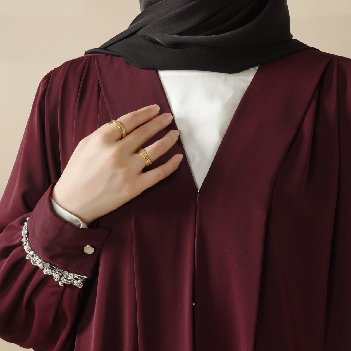 Cardigan Abaya, Western Style Abaya (MOA061)