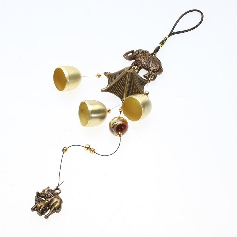 Carillon Outdoor Living Wind Chimes Garden Tubes Bells Copper 3 Bells Living Yard Door Window Hanging Wind Chimes Home Decor Wind Bells for Glory Mother’s Love Gift Garden Backyard Church Hanging Decor