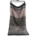 Cashmere-Feel Paisley Print Hijab Scarf | 180x85cm Fringe Edge Shawl with Traditional Motifs(MH150)