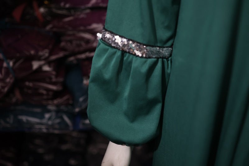Casual Versatility Abaya with Delicate Sequin Details (MA150)