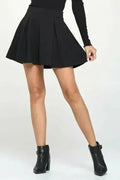 High-Waisted Pleated Skater Skirt - Flowy & Flirty | Femstylo