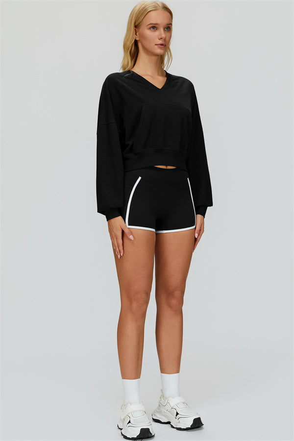 The Whisper V-Neck Hoodie