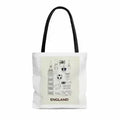 England Symbol Tote Bag - Medium Polyester Shopper 16