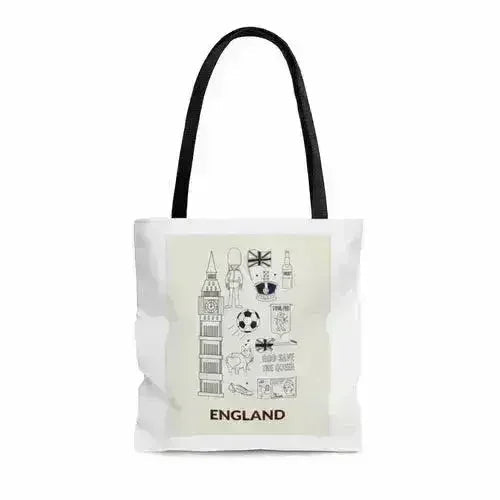 England Symbol Tote Bag - Medium Polyester Shopper 16