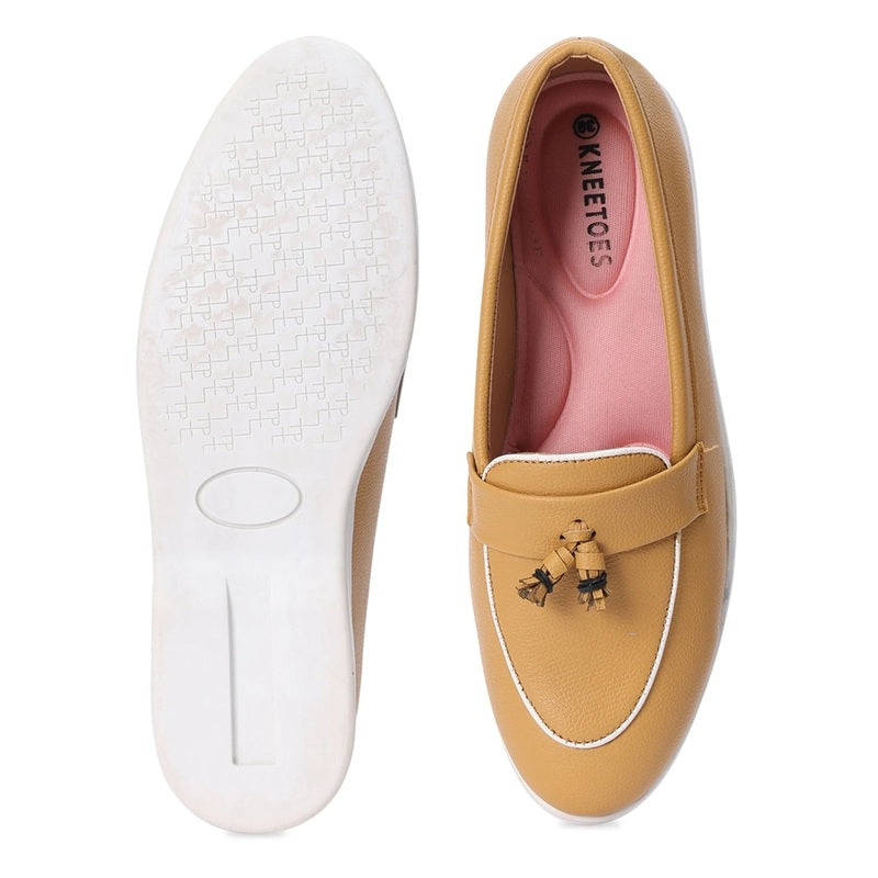 Nina - Tan Loafers