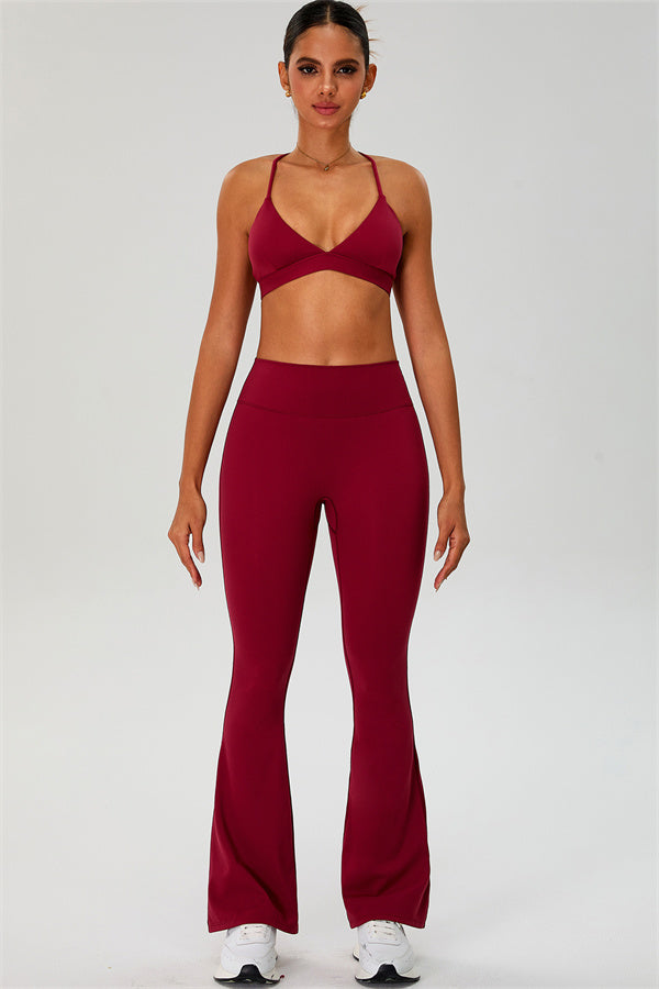 The Ember Sports Bra Flared Leggings 2-Piece Set