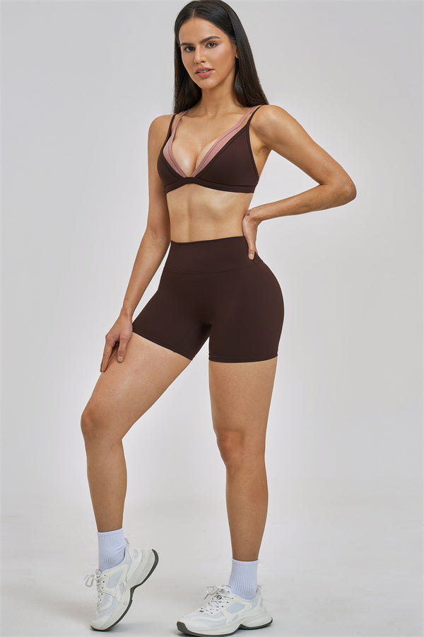 The Seraphine Layered V Sports Bra