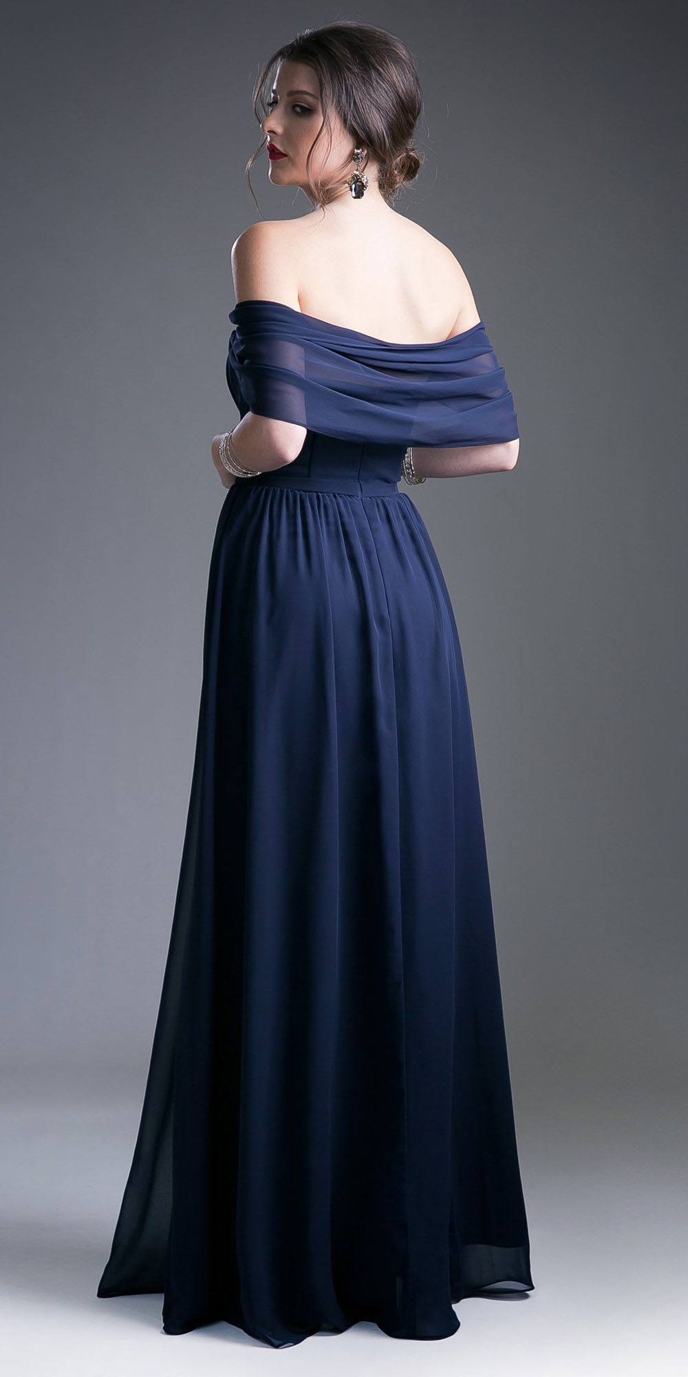 Cinderella Divine CH532 Sweetheart Neck A-Line Dress with Sleeves