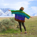 Chi Rainbow Ribbon Kimono Jacket  Knit Pattern