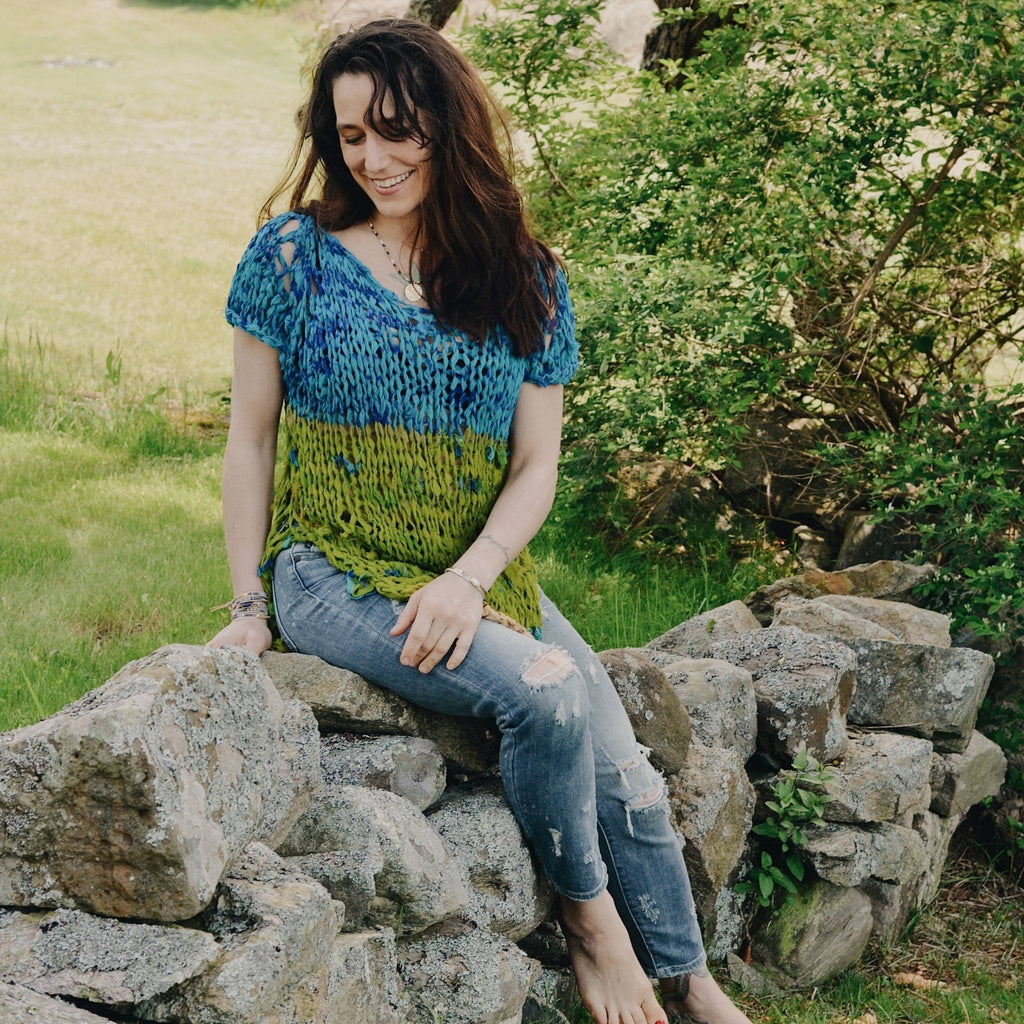Chiffon Summer Layering Top Knit Pattern