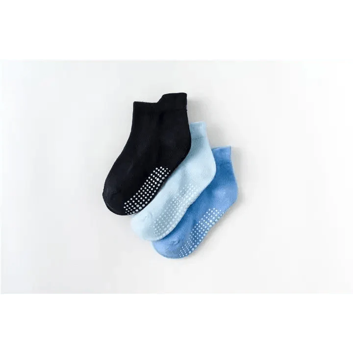 Children Cotton  6 Pairs/Set Anti-slip Socks For Boys Girl Rubber Kid Floor Sock With Grips For 0 To 6 Years Kids