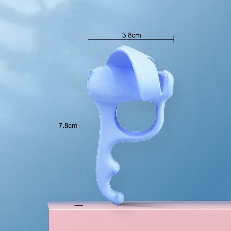 Children's Writing Posture Pen Holder Soft Silicone Pencil Holder for Kids Learning Aid Grip Posture Correction Stationery Gift Kids Handwriting Aid Correction Tool