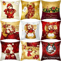 Christmas Decoration Set Stylish Christmas Chair Cover Decoration Jacquard Removable Washable Cushion Covers Armchair Modern For Home Banquet Hotel Spandex Holiday Parsons Chair Cover for Christmas Decoration Home Decor Ceremony Santa Claus