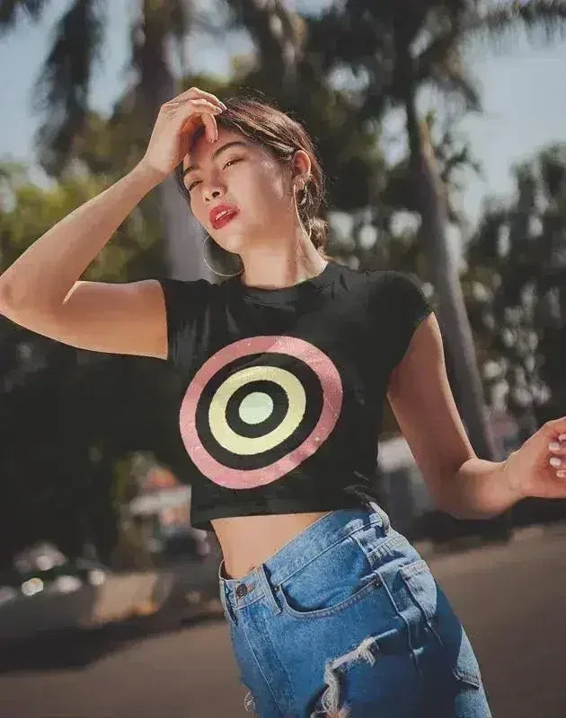 Circles round Women's Crop Top