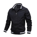 Classic Fashion Men’s Windbreaker Jackets Casual Jacket Men Outdoor Sports Spring Autumn Solid Color Jacket Stylish Jackets Men Jacket Lightweight Casual Slim Fit Jacket