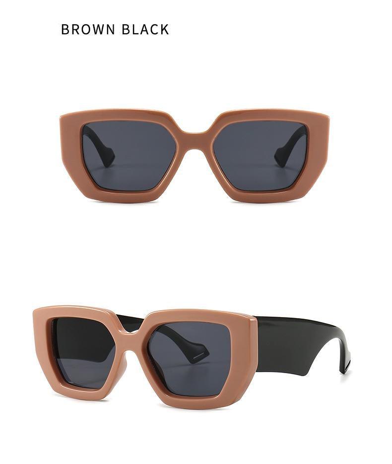 Classic Frames Style New Vintage Fashion Square Sunglasses For Men & Women Famous Luxury Design Big Frame Gradient SunGlasses For Female