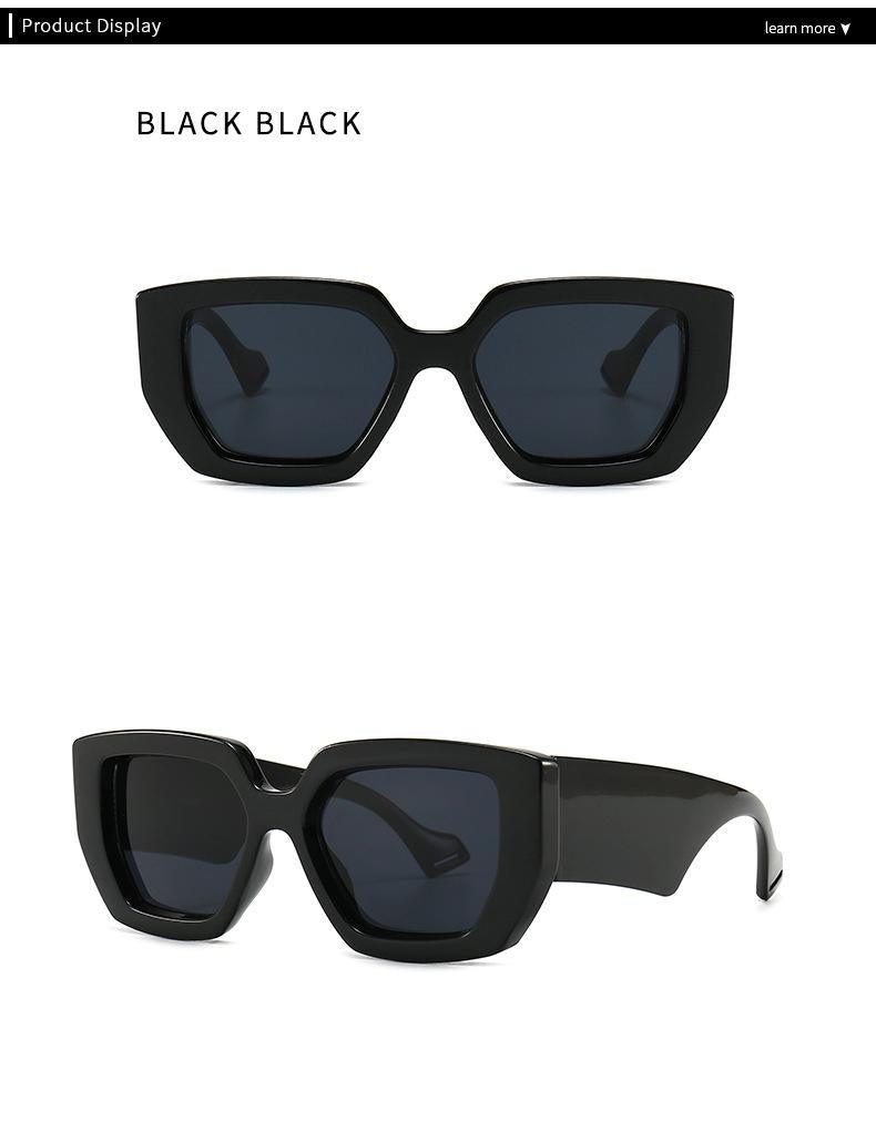 Classic Frames Style New Vintage Fashion Square Sunglasses For Men & Women Famous Luxury Design Big Frame Gradient SunGlasses For Female