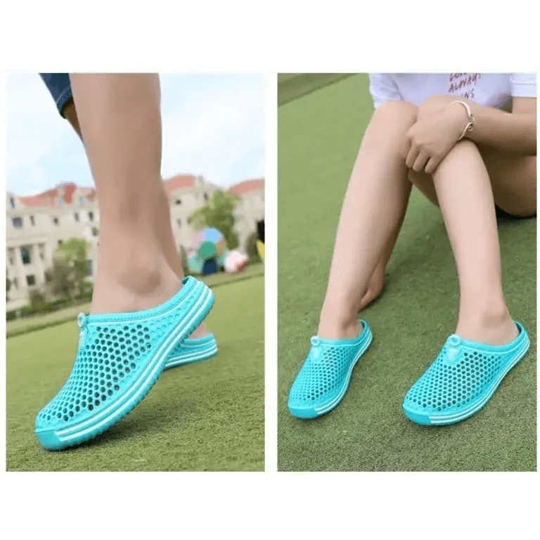 Classic Women Shoes Beach Closed Toe Slippers Unisex Hollow Out Casual Couple Flip Flops Garden Clogs  Non-slide Men And Women Slippers