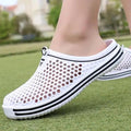 Classic Women Shoes Beach Closed Toe Slippers Unisex Hollow Out Casual Couple Flip Flops Garden Clogs  Non-slide Men And Women Slippers