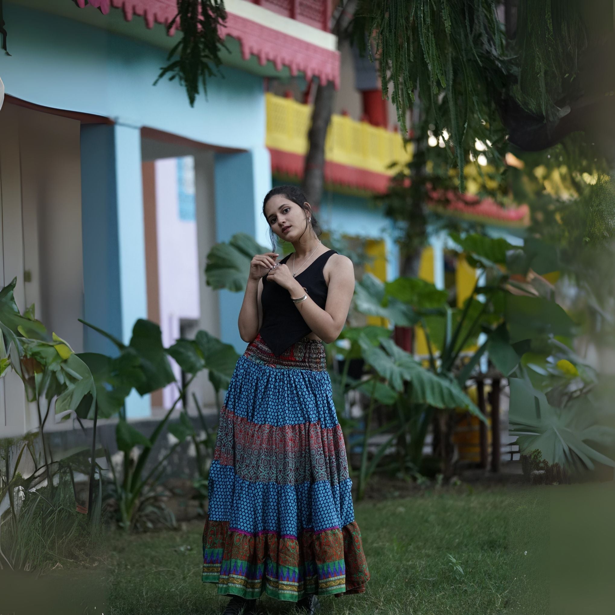 Limited Edition: Woodstock Dreams Fiesta Sunset Skirt