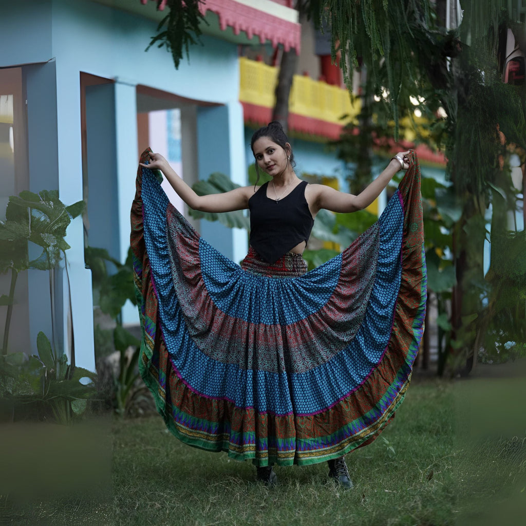 Limited Edition: Woodstock Dreams Fiesta Sunset Skirt