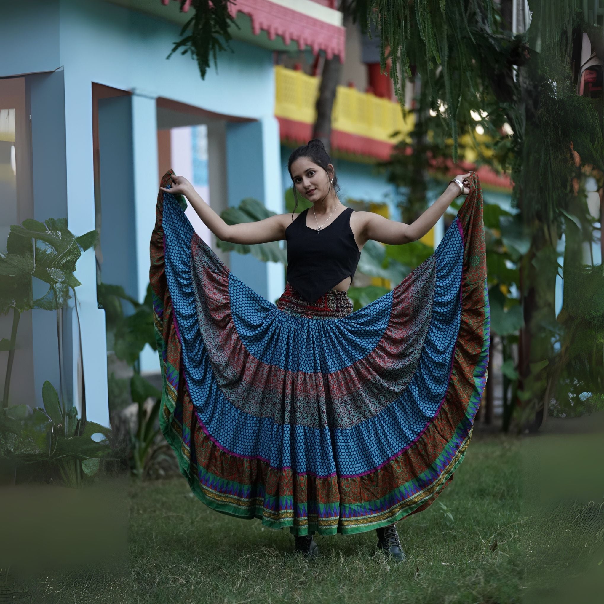 Limited Edition: Woodstock Dreams Fiesta Sunset Skirt