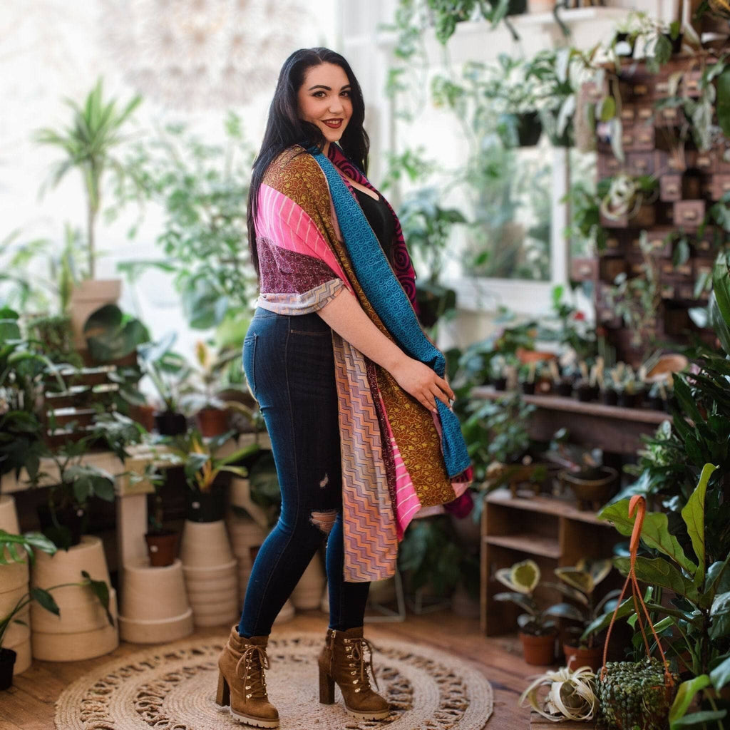 The Original Medley Scarf. ♻️ Made from Sari Magic