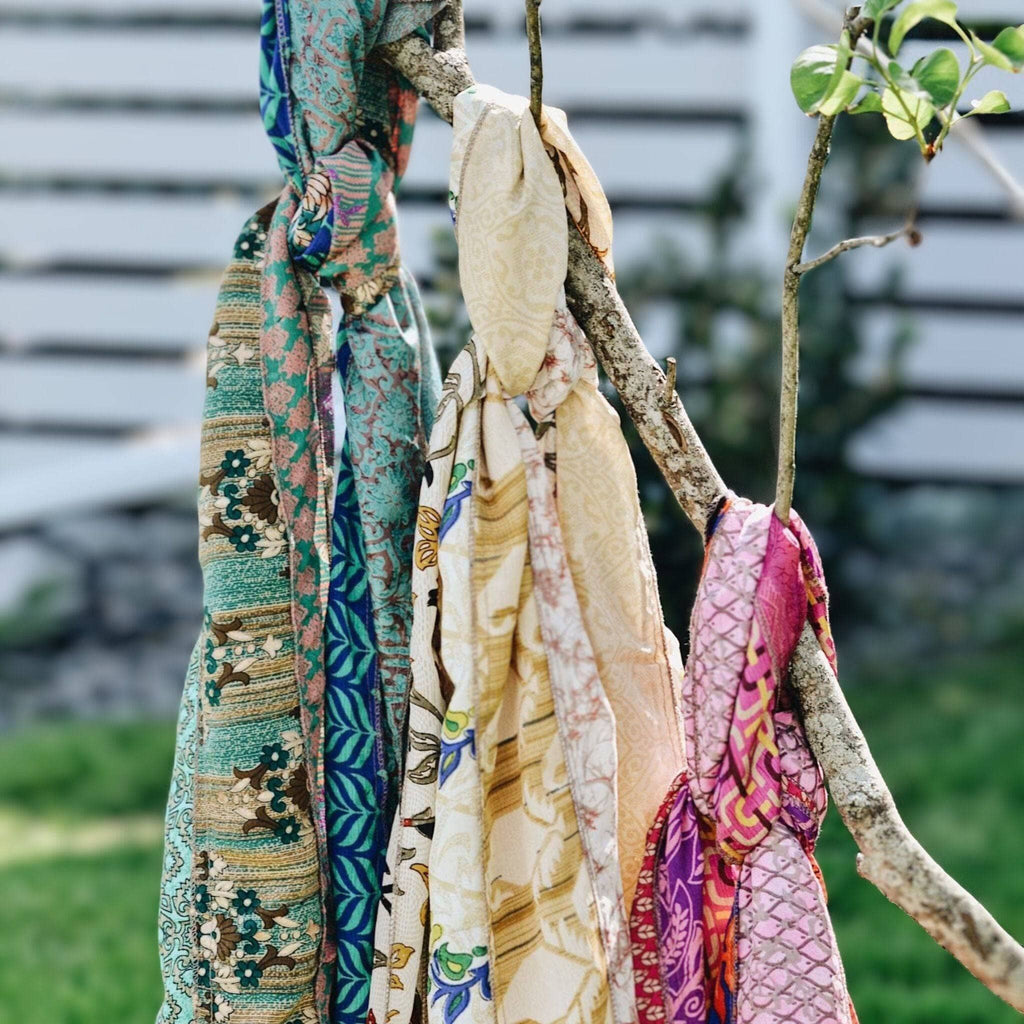 The Original Medley Scarf. ♻️ Made from Sari Magic