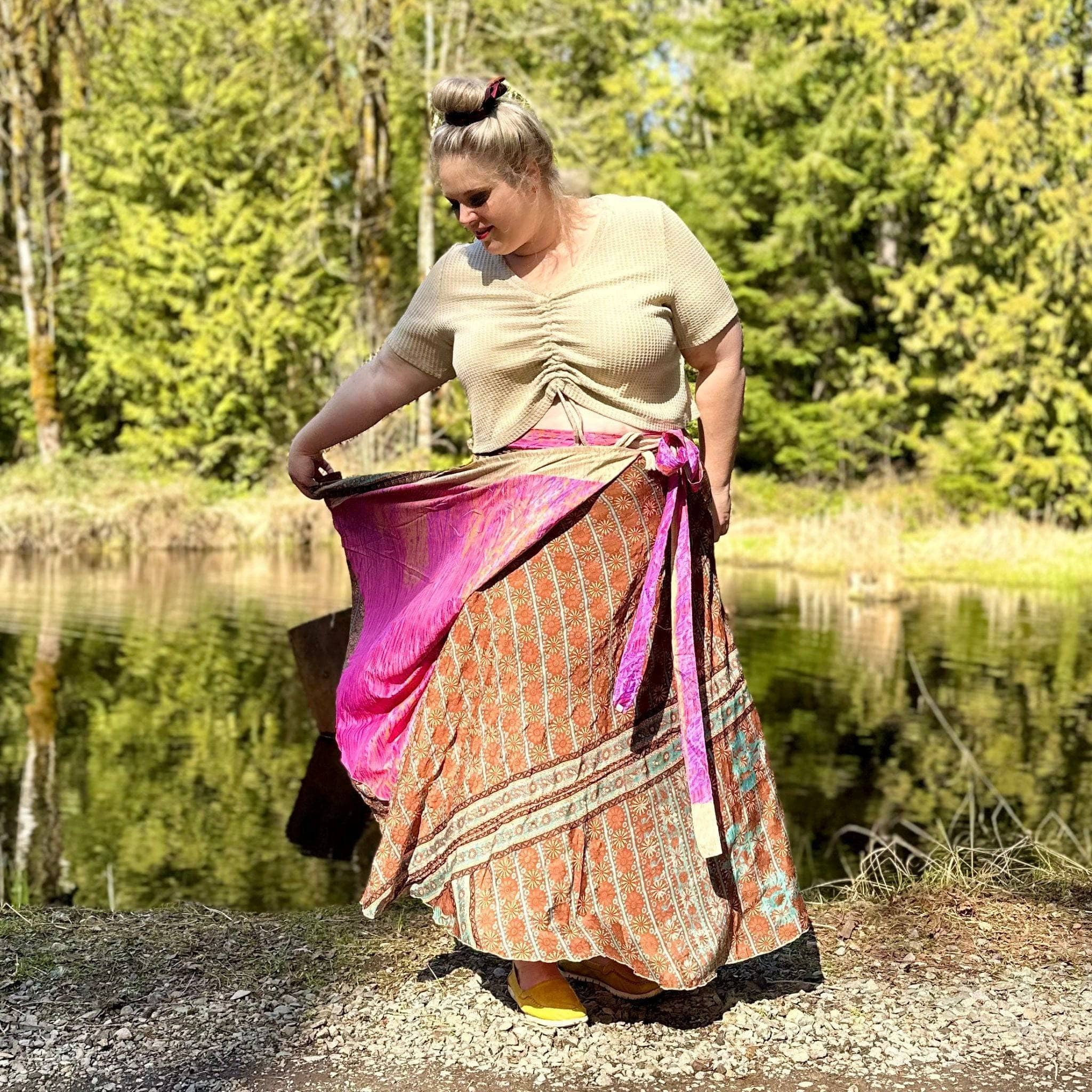 Made With Love: The Original Sari Wrap Skirt