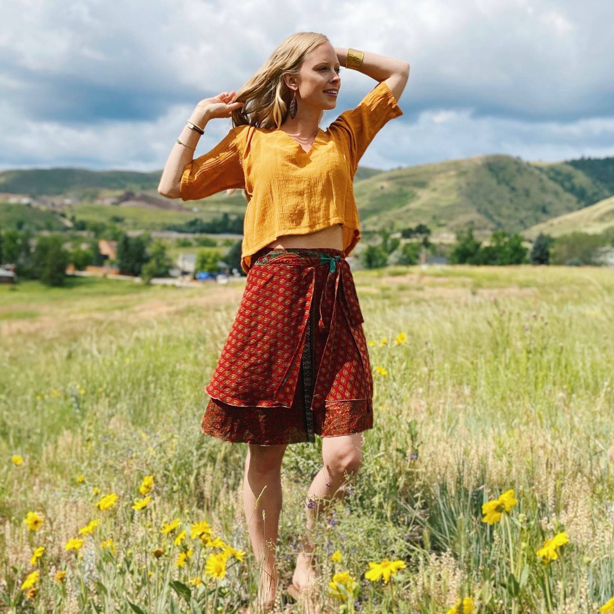 Made With Love: The Original Sari Wrap Skirt