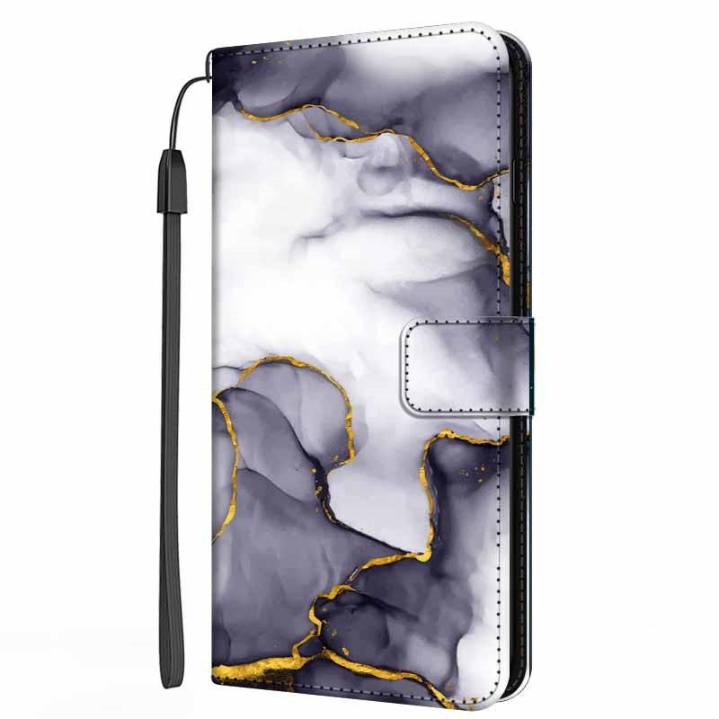 Colorful Marble Flip Leather Case For iPhone 11 12 13 Pro Max Cover iPhone12 Mini iphone12 iphone13 13pro Wallet Stand Marble Phone Covers Marble Flip Leather Phone Case Magnetic Kickstand Protective Cover