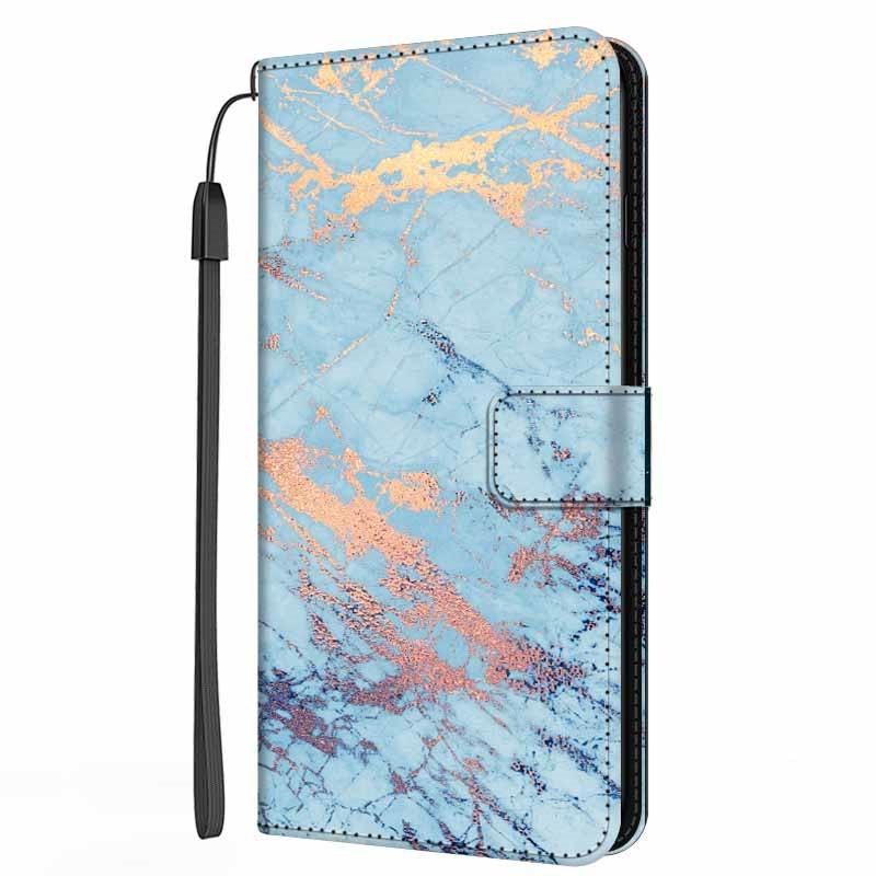 Colorful Marble Flip Leather Case For iPhone 11 12 13 Pro Max Cover iPhone12 Mini iphone12 iphone13 13pro Wallet Stand Marble Phone Covers Marble Flip Leather Phone Case Magnetic Kickstand Protective Cover