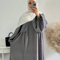 Corduroy Swing Loose Abaya | Corduroy Casual Abaya (MA117)