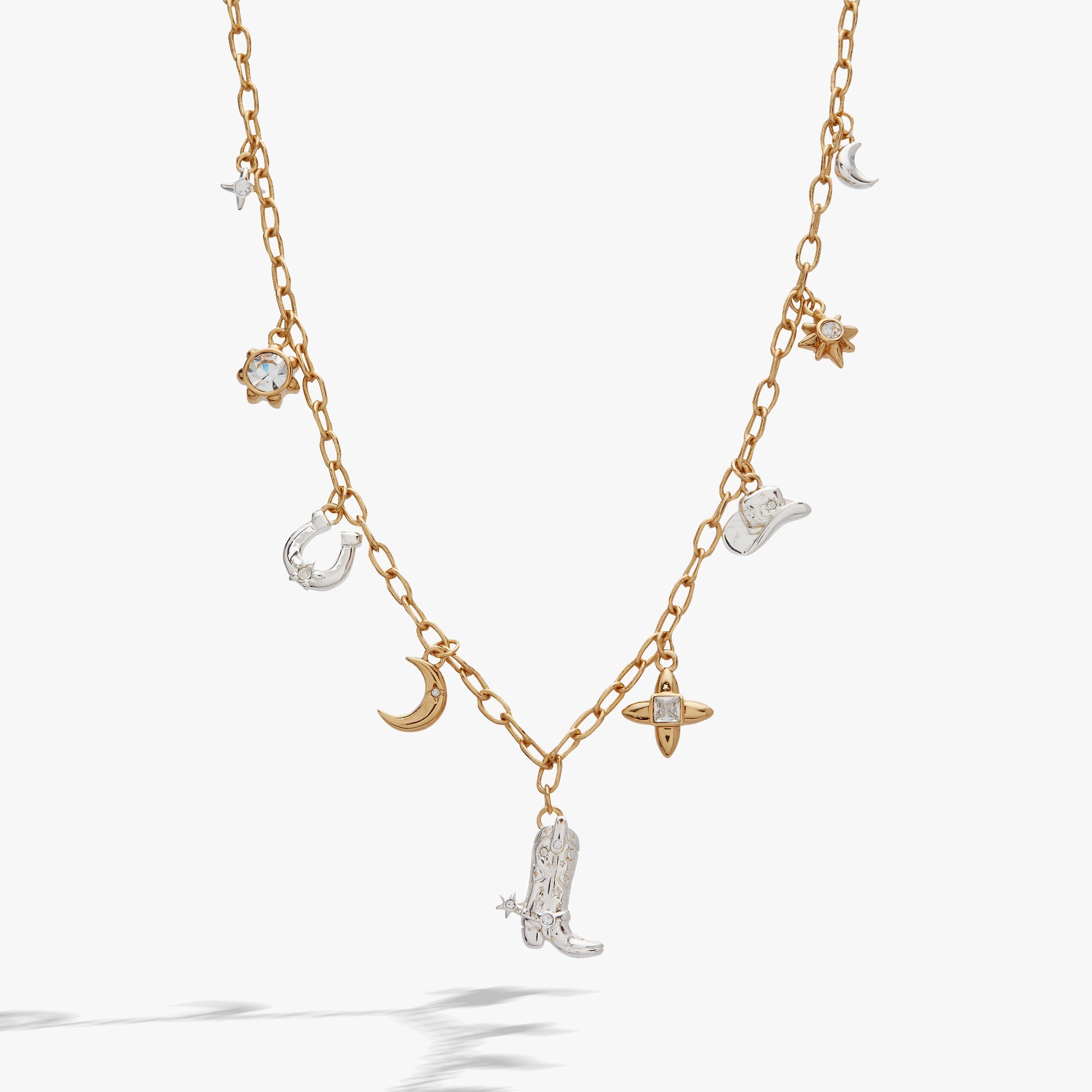 Cosmic Cowgirl Charm Necklace