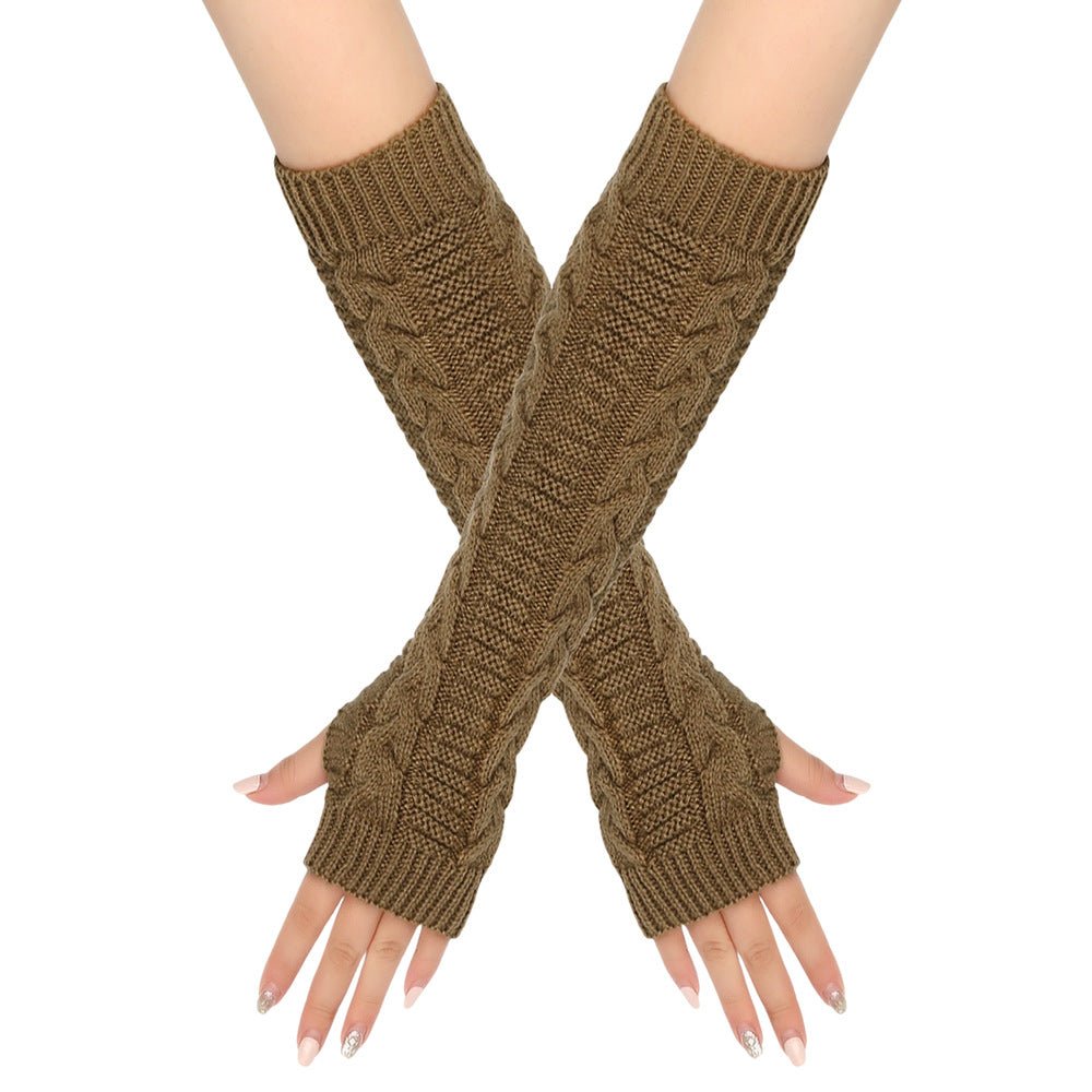 ‌Cozy Warm Cable-Knit Arm Sleeve Covers (MAC310)