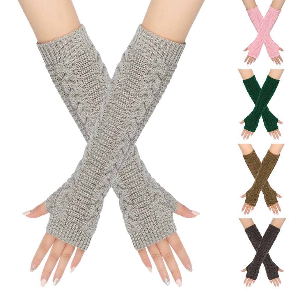 ‌Cozy Warm Cable-Knit Arm Sleeve Covers (MAC310)
