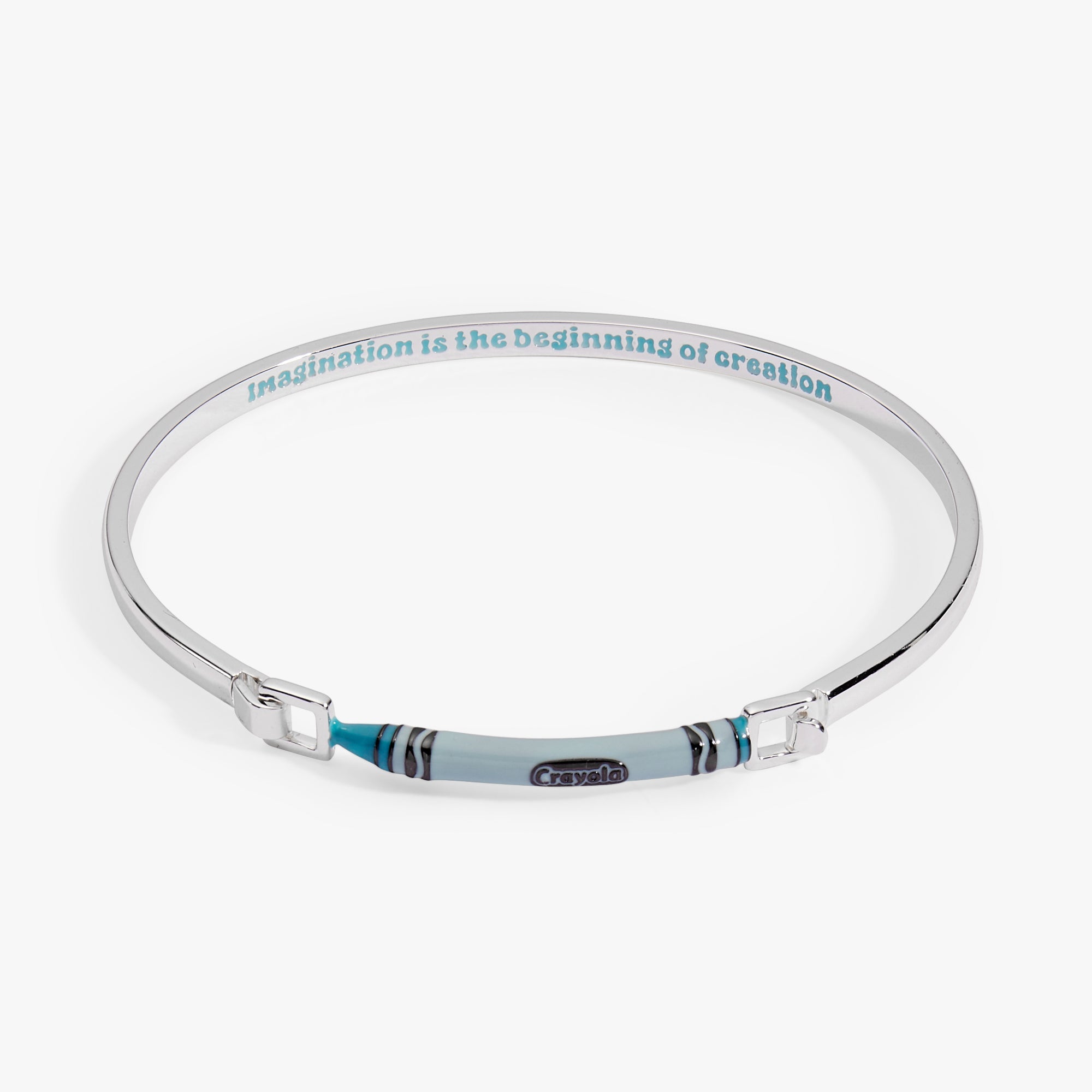 Crayola Robin's Egg Blue Crayon Tension Bangle
