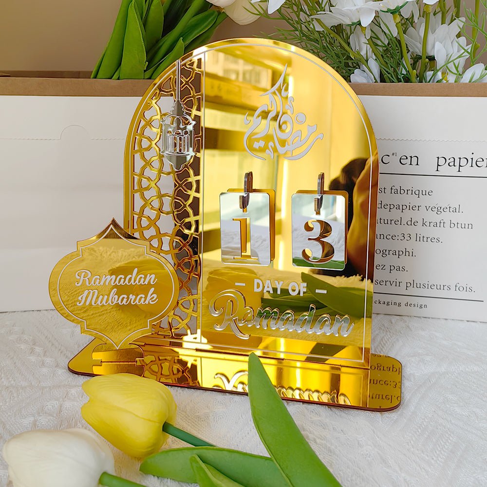Creative Ramadan Countdown Acrylic Ornament (MAC381)