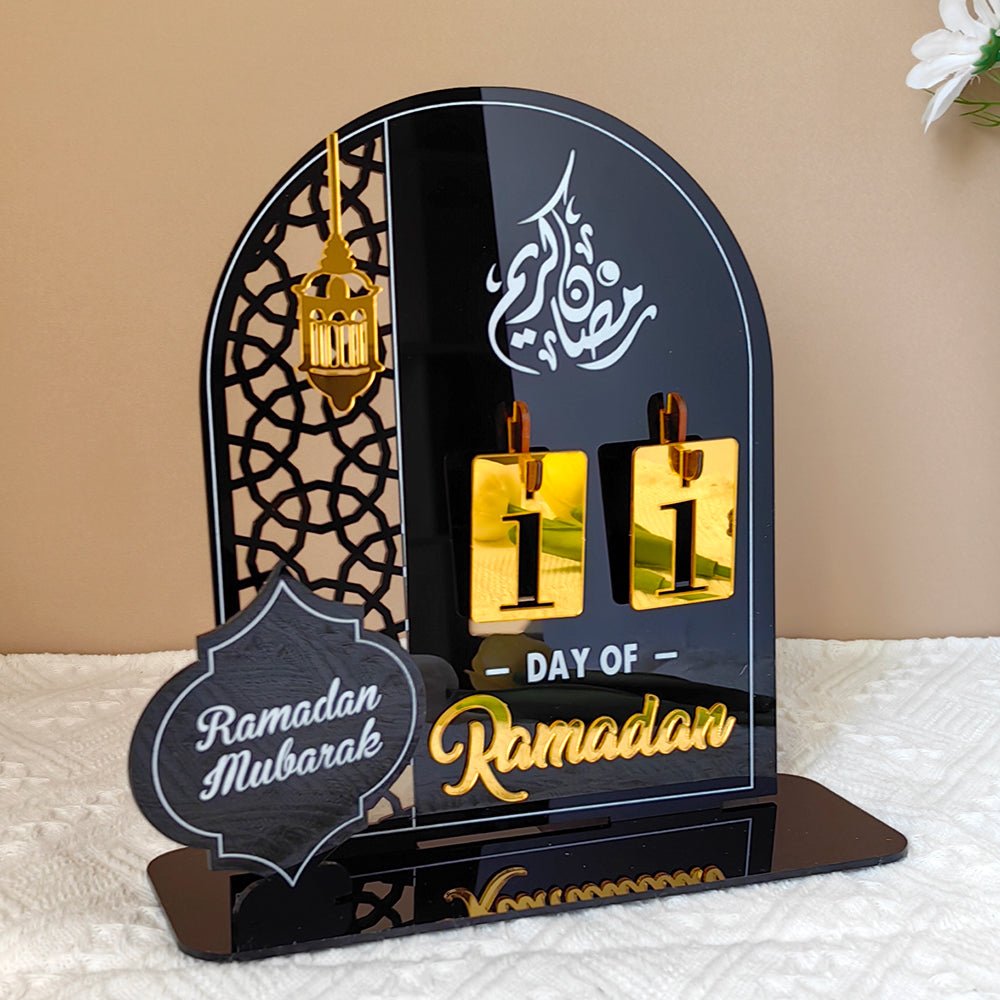 Creative Ramadan Countdown Acrylic Ornament (MAC381)
