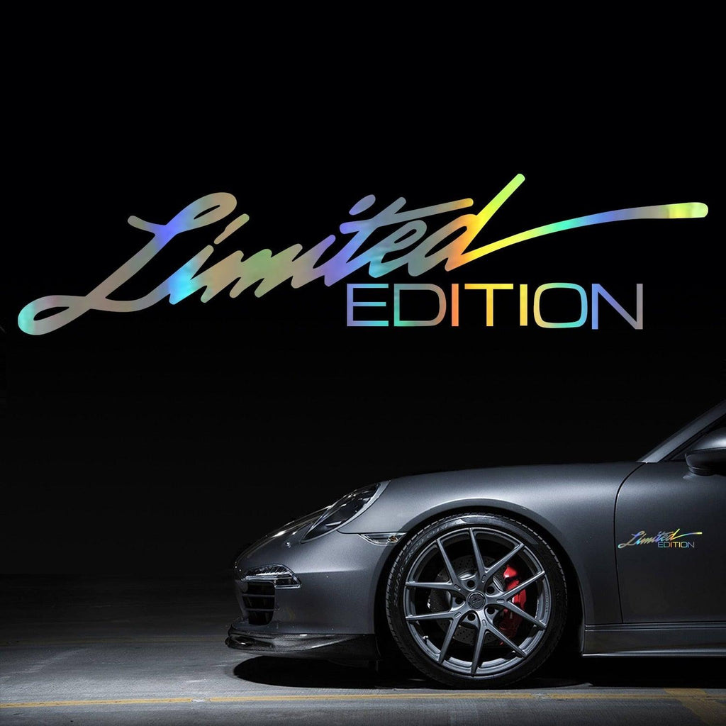 Creative Vinyl Sticker On Car Stickers 3D "LIMITED EDITION" Car Window Sticker Car-Styling Decal Creative Vinyl Sticker On Car Stickers and Decals Window Sticker Car-styling Decal 16CM*3.8CM