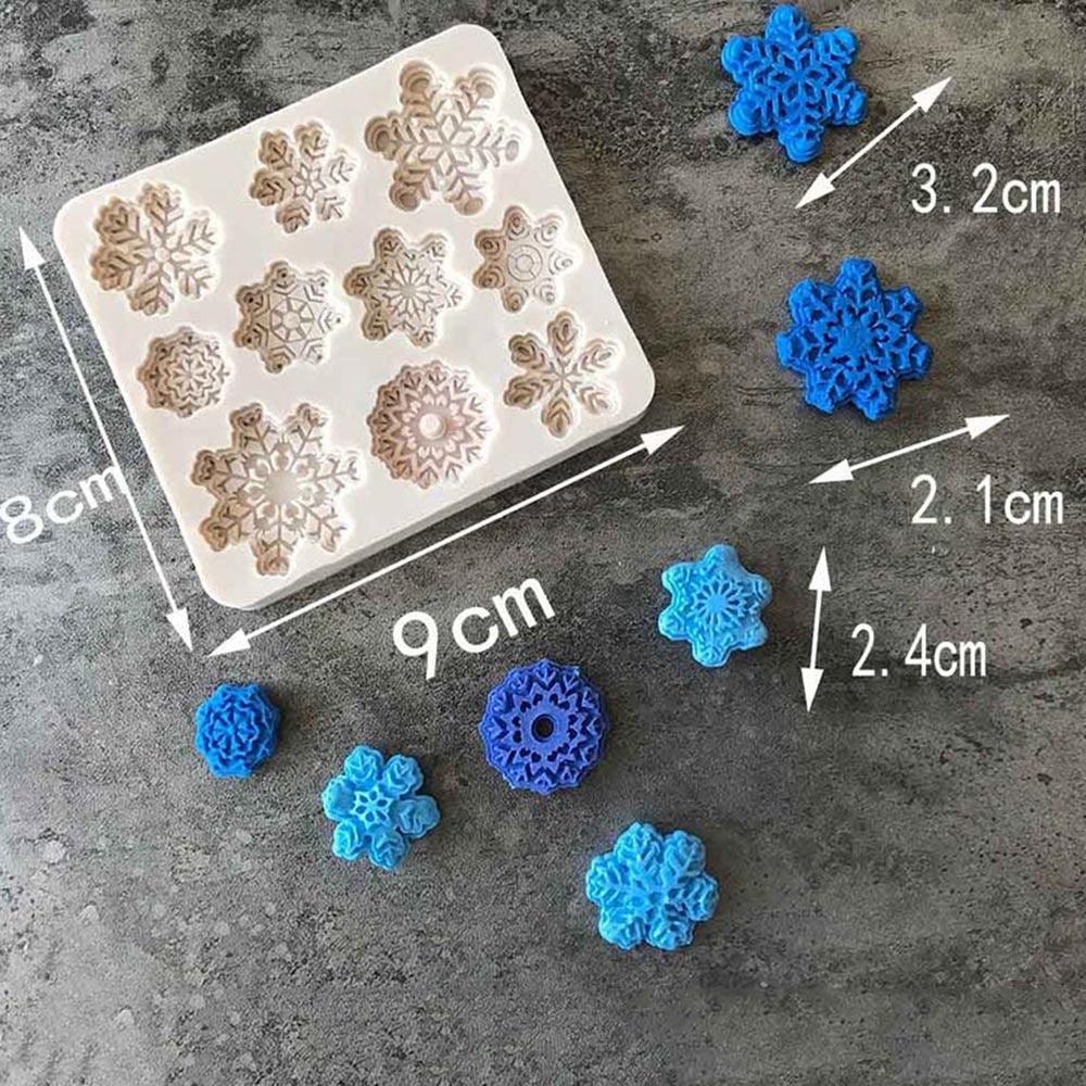 Creatures Conch Shell Fondant Cake Candy Cake Decoration Tools Forms Silicone Baking Cake Molds Shape Cake Mold 3D Snowflake Fondant Mold Christmas Snowflake Silicone Cake Candy Mold for Cake Cupcake Polymer Clay Crafting Project