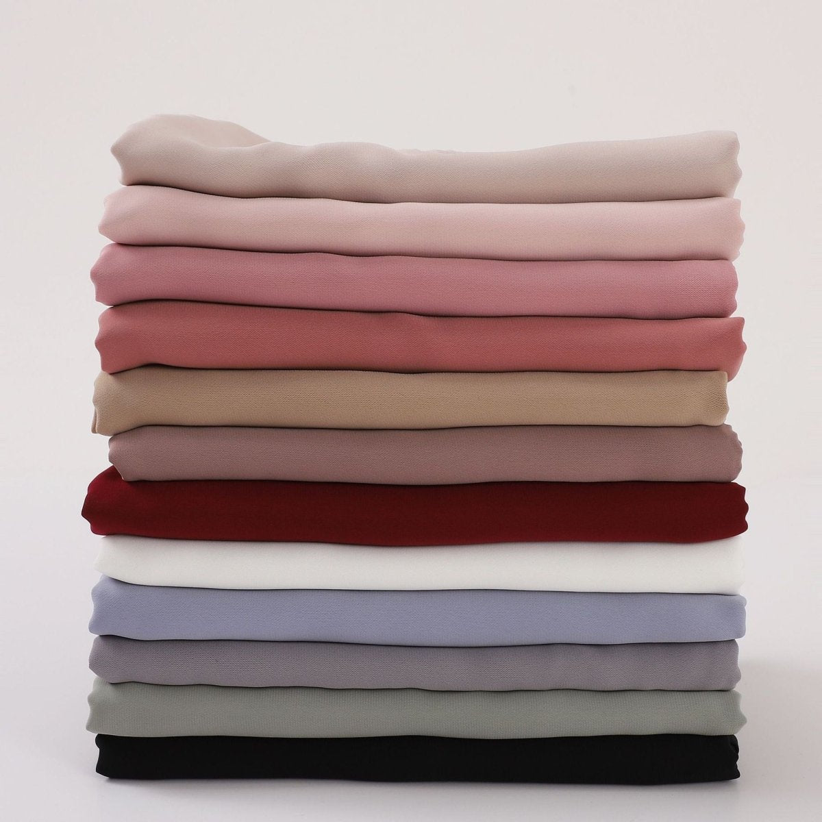 Crinkle-Resistant Long Hijab Silk-Like Hijab (MH154)