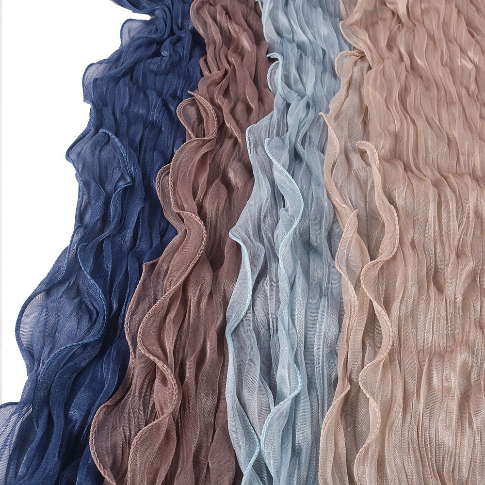 Crinkle Shimmer Hijab(MH228)